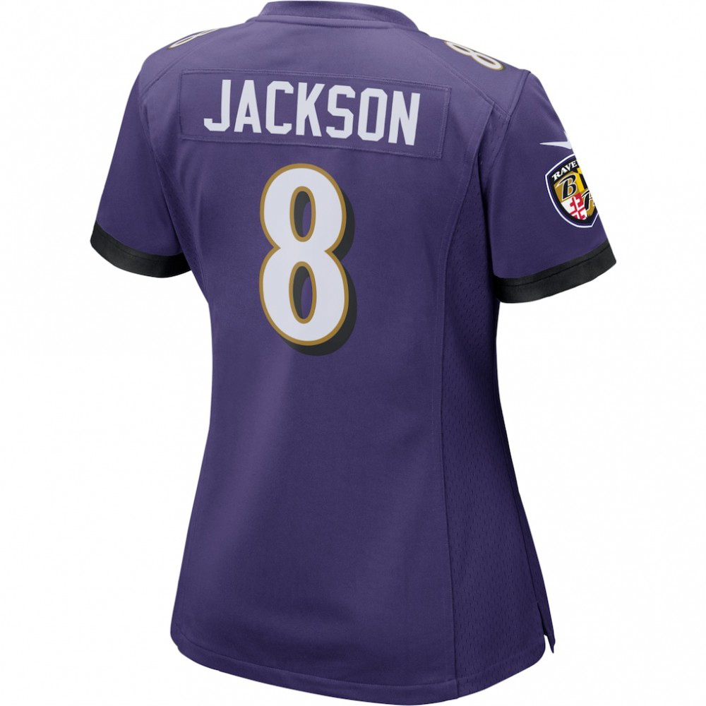 Lamar Jackson Baltimore Ravens Nike Women's Game Jersey - Purple-GridironStore
